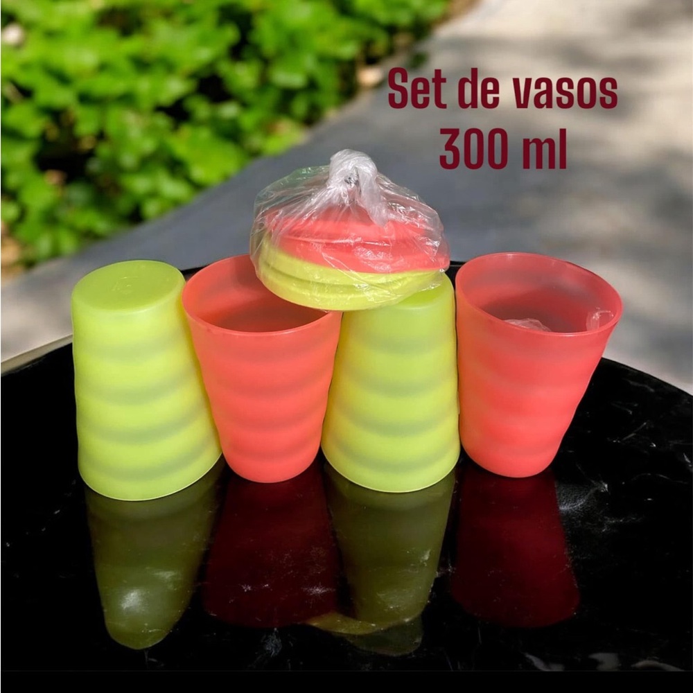 Colorful 300ml Cup Set tupperware